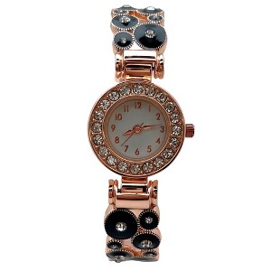 Olivia Pratt Colorful Round Shapes Band Bangle Women Watch - 1 of 3