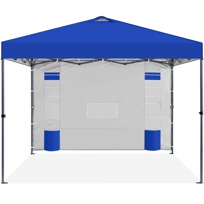 Yaheetech 8x8 Ft Pop-up Canopy with 9 Storage Pockets and Sandbags