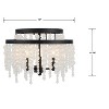 Crystorama Lighting Poppy 3 - Light Flush Mount in  Matte Black - 4 of 4