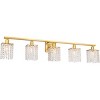 Elegant Lighting Phineas 5 light Brass and Clear Crystals wall sconce - 4 of 4