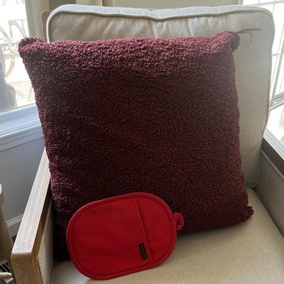 Target burgundy 2025 throw pillows