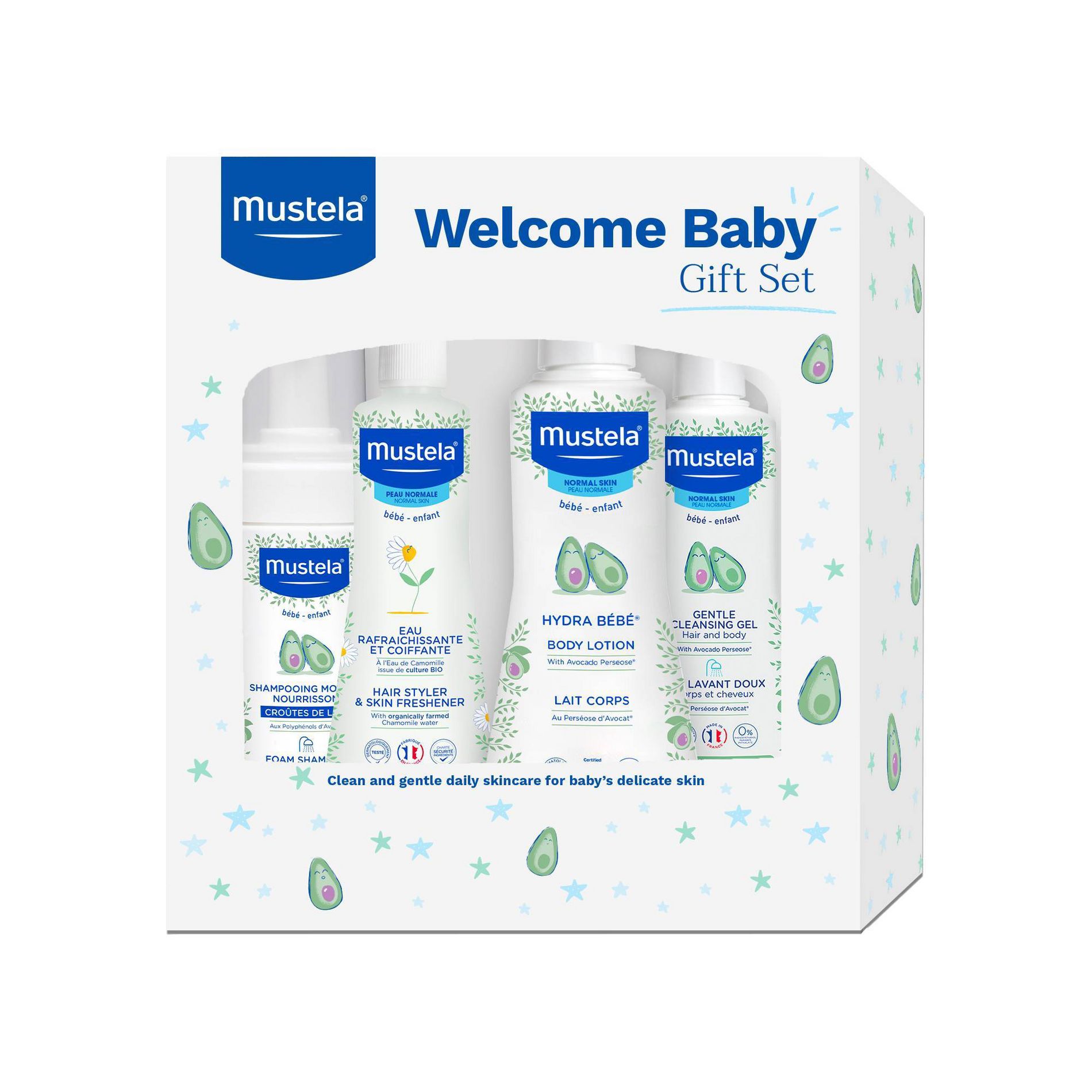 Mustela Welcome Baby Gift Set - 4pc
