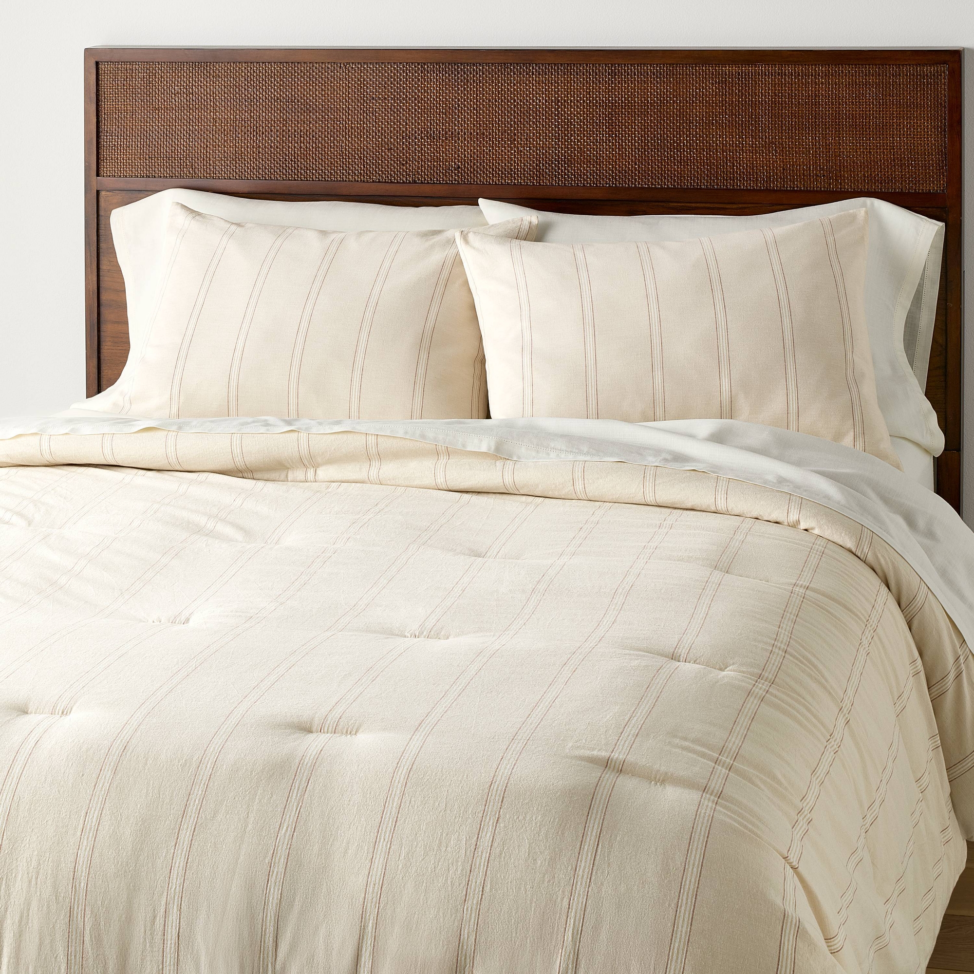Queen Striped Comforter Sour Cream - Hearth & Hand™ with Magnolia