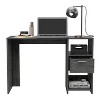NicBex Home Office Desk 43.3" W Modern Writing Desk with 2 Open Shelves, 1 Storage Drawer and Wooden Frame for Office, Study, Living Room - 2 of 4