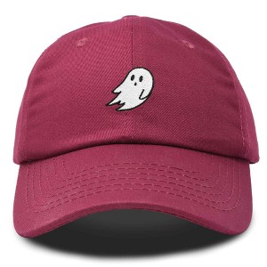 Dalix Ghost Embroidered Mens Womens Cotton Dad Hat Baseball Cap Adjustable - 1 of 4