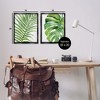 Stupell Industries Minimal Tropical Green Palms 2pc Floating Frame Art Set - 3 of 4