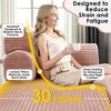 TiramisuBest Floor Couch, Convertible Floor Sofa Bed with Pillow, Chenille Fabric Compression Futon Couch Sleeper for Living & Bedroom, Gray - 3 of 4