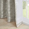 VYNXARIA 50x95" Jacquard Lined Total Blackout Rod Pocket/Back Tab Curtain Panel(Single Panel) - 4 of 4