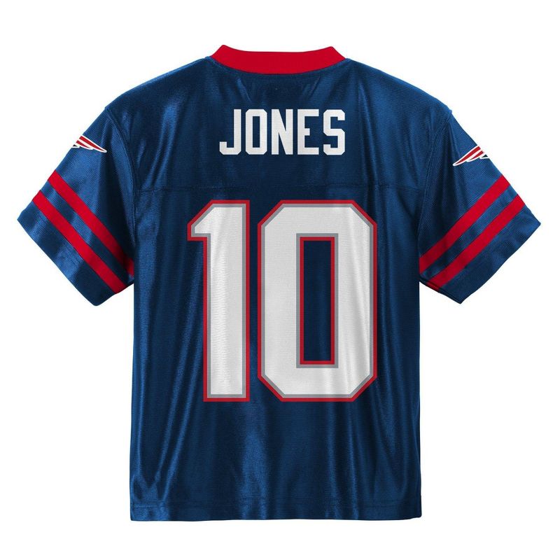 NFL New England Patriots Toddler Boys' Short Sleeve Jones Jersey, 3 of 4