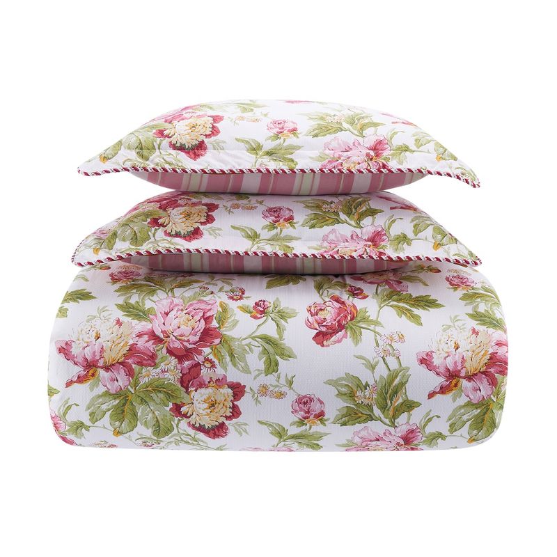 Forever Peony Comforter Set Berry - Waverly, 5 of 10