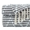 Chanasya Ornate Diamond Cotton Throw Blanket With Tassels - 4 of 4