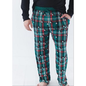 Men's Pajama Pants | Tartan Steamboat Willie | Charlie Lou Baby - 1 of 4