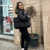 Puffer Tote Bag for Women, Large Quilted Puffy Handbag Lightweight Satchel Purse - 3 of 4