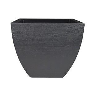 Tusco Products Plastic Modern Short Square Planter - 1 of 1