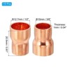 Unique Bargains Sweat Solder Connection Copper Reducing Coupling Pressure Plumb Fittings 10 Pcs - 2 of 4
