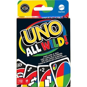 Mattel Games UNO All Wild Card Game with 112 Cards, Gift for Kid, Family & Adult Game Night for Players 7 Years & Older - 1 of 4