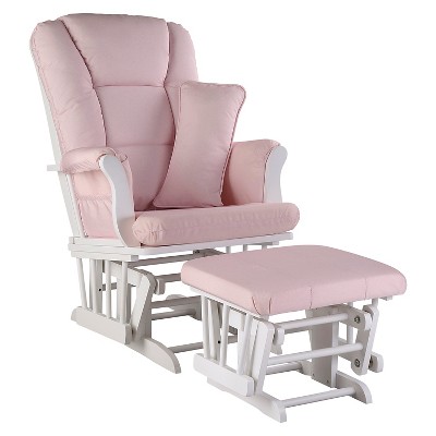 pink glider chair