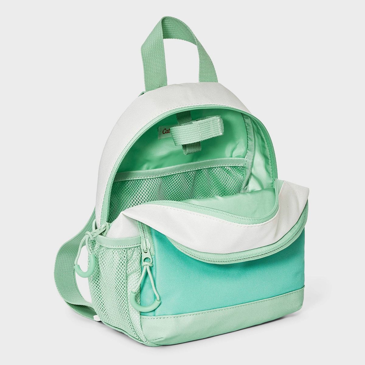 Kids' Adaptive Seated Fit Mini Backpack - Cat & Jack™ Aqua Blue - thumbnail 4