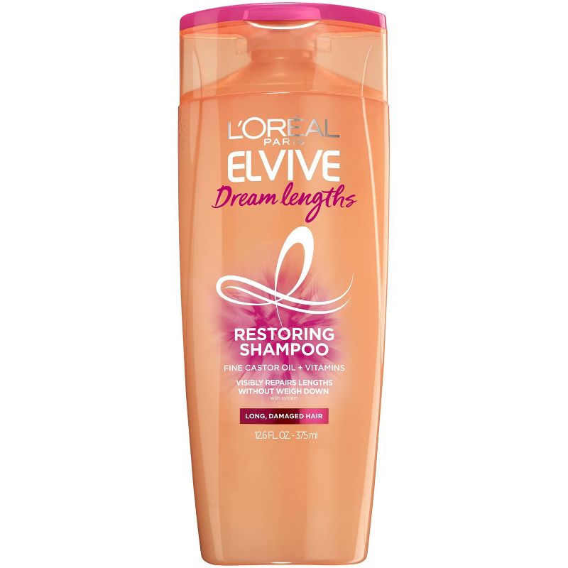 L'Oreal Paris Elvive Dream Lengths Restoring Shampoo for Long, Damaged Hair, 1 of 13
