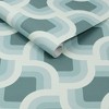 Nicole Miller Retro Geo Spa Peel & Stick Wallpaper - 3 of 4
