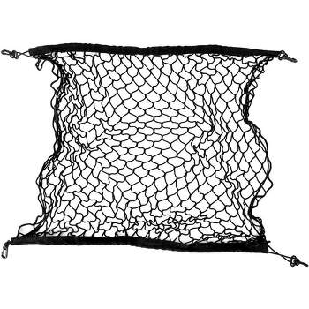  BDFHYK 3 Pocket Cargo Net Trunk Bed Organizer, Black Mesh  Storage Net with 4 Metal Hooks, Heavy Duty Cargo Net for SUV, Cars, Pickup  Truck Bed, 47.2 x 12 x 11 inches : Automotive