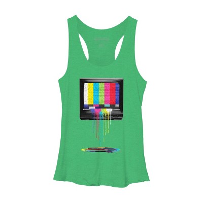 Women's Design By Humans Retro TV By clingcling Racerback Tank Top