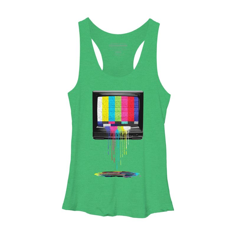 Women's Design By Humans Retro TV By clingcling Racerback Tank Top, 1 of 4