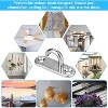 LunaLulinlk 6pcs Ceiling Hooks 304 Stainless Steel Pad Anchor Heavy Duty Ceiling Light Hook M5 Wall Mount Ceiling Plant Hangers with Screws - 4 of 4