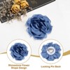 Unique Bargains Satin Flower Durable Elegant Large Peony Floral Lapel Brooch Pin - 3 of 4