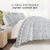 Paisley, Damask & Soft Farmhouse Prints 3PC Duvet Cover & Shams Set, Ultra Soft, Easy Care - Becky Cameron - 2 of 4