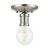 Livex Lighting Lansdale 1 - Light Flush Mount in  Brushed Nickel - 2 of 4
