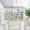 Stupell Industries Blue Poppy Garden Printed Outdoor Door Mat, design by Kelly Elizabeth, 18"x30" - 4 of 4