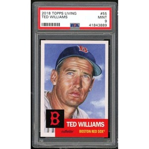 Ted Williams Card 2018 Topps Living #55 PSA 9 - 1 of 2