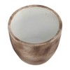 Syemin Planters Resin Textured Planters with Outdoor and Indoor, Vegetables and Herbs, Garden Decor, Brown 27"*27"*24" - 2 of 4