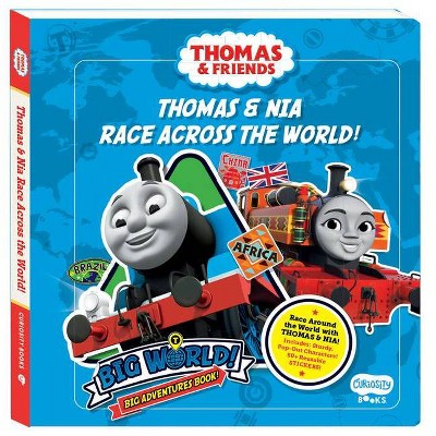 Thoma & Nia Race Across the World - (Thomas & Friends) by  Rebecca Matheson (Board Book)