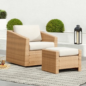 Spruce & Spring Outdoor Rattan Wicker Patio Furniture - 1 of 4