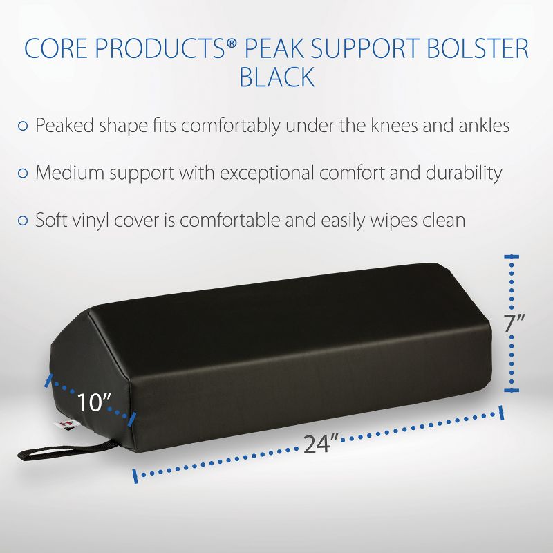 Core Products Peak Support Bolster - Black, 2 of 4