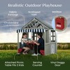 Delta Children MySize Wooden Playhouse with Picnic Seating - 2 of 4