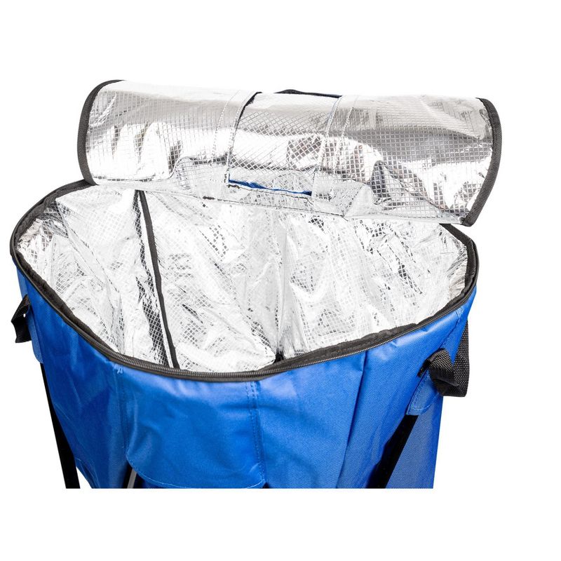 Lexi Home Round Insulated 52-Quart Chest Cooler Stand and Carry Bag, 4 of 6