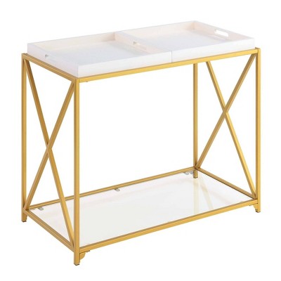 gold console table target