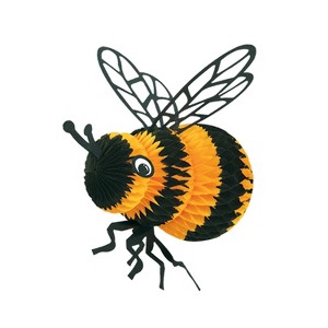 Beistle 8" Tissue Bee 4/Pack (55714)  - 1 of 1