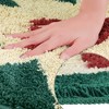 Unique Bargains Funny Letters and Irregular Pattern Non-Slip Absorbent Bathroom Mat - 3 of 4