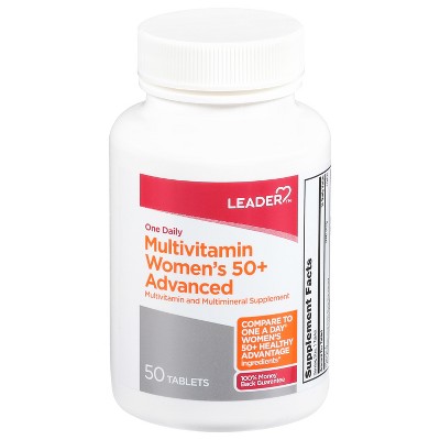 Leader Tablets Men's 50+ Advanced Multivitamin 50 Tablets