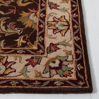 Heritage Brown and Beige Hand-Tufted Wool Area Rug