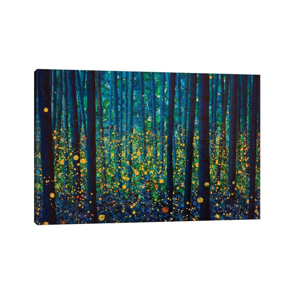 Photos - Wallpaper 26" x 40" x 1.5" Fireflies by DB Waterman Unframed Wall Canvas - iCanvas