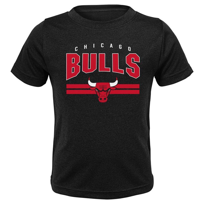 NBA Chicago Bulls Toddler Boys&#39; 3pk T-Shirts, 4 of 5