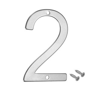 Unique Bargains 304 Stainless Steel Rust Resistant Corrosion Resistant House Number 1 Pc - 1 of 4