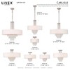Livex Lighting Carlisle 5 - Light Semi-Flush Mount in  Brushed Nickel - 4 of 4