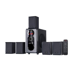 beFree Sound 5.1 Channel Bluetooth Surround Sound Speaker System in Black - 1 of 4