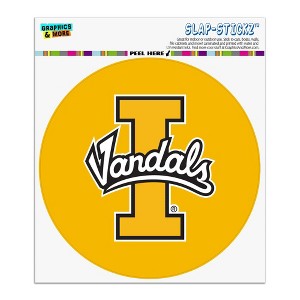 University of Idaho Primary Logo Automotive Car Window Locker Circle Bumper Sticker - 1 of 4
